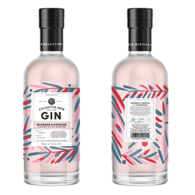 Collective Arts Rhubarb And Hibiscuc Pink Gin 750 ml