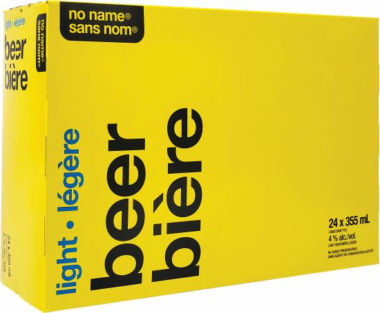 Buy Online - No Name Light Beer 24-Pack | Realcanadianliquorstore.ca