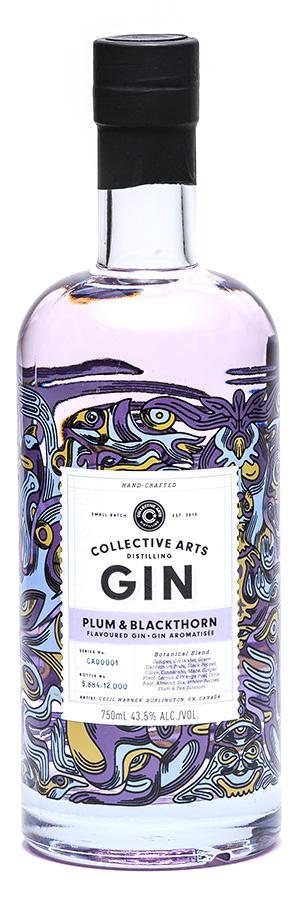 Wine and Beyond - COLLECTIVE ARTS PLUM & BLACKTHORN GIN 750ML