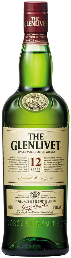Glenlivet 12 Year Old Scotch 1140 ml