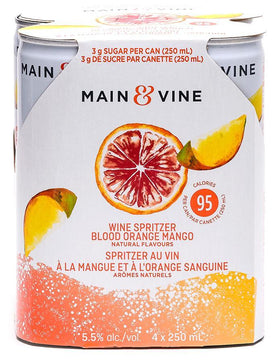 Main & Vine Spritzer Blood Orange Mango 4-Pack