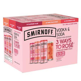 Smirnoff Vodka Soda Variety 12-Pack