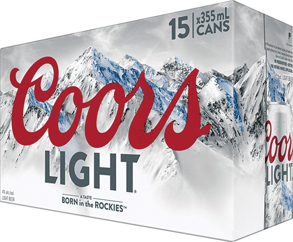 Coors Light Beer Can 15-Pack