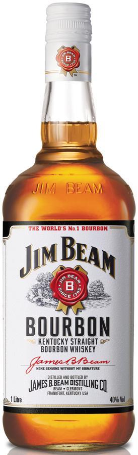 Jim Beam White Bourbon 1000 ml