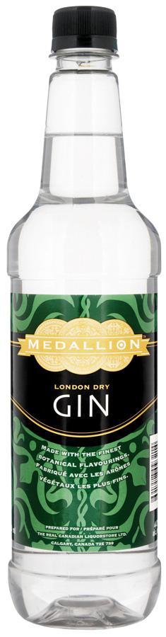 Medallion Dry Gin Pet 750 ml