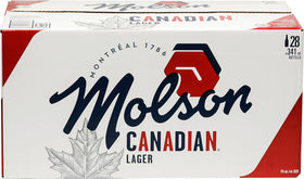 Molson Canadian Bottles 28-Pack