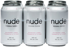 Nude Vodka Soda Raspberry Lemon 6-Pack