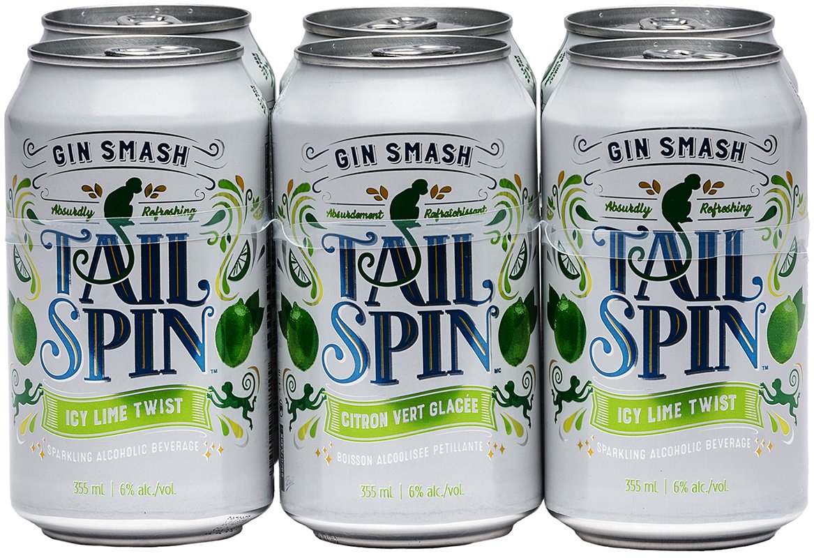 Buy Online - Tail Spin Gin Smash Lime 6-Pack